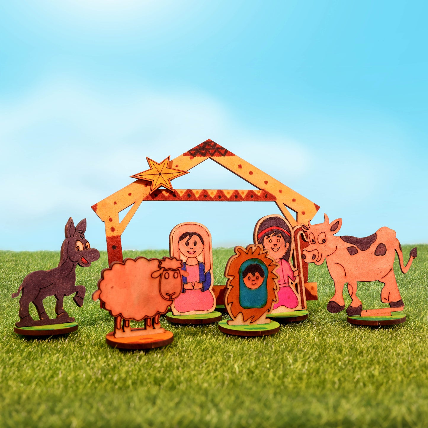 DIY Christmas Nativity Scene