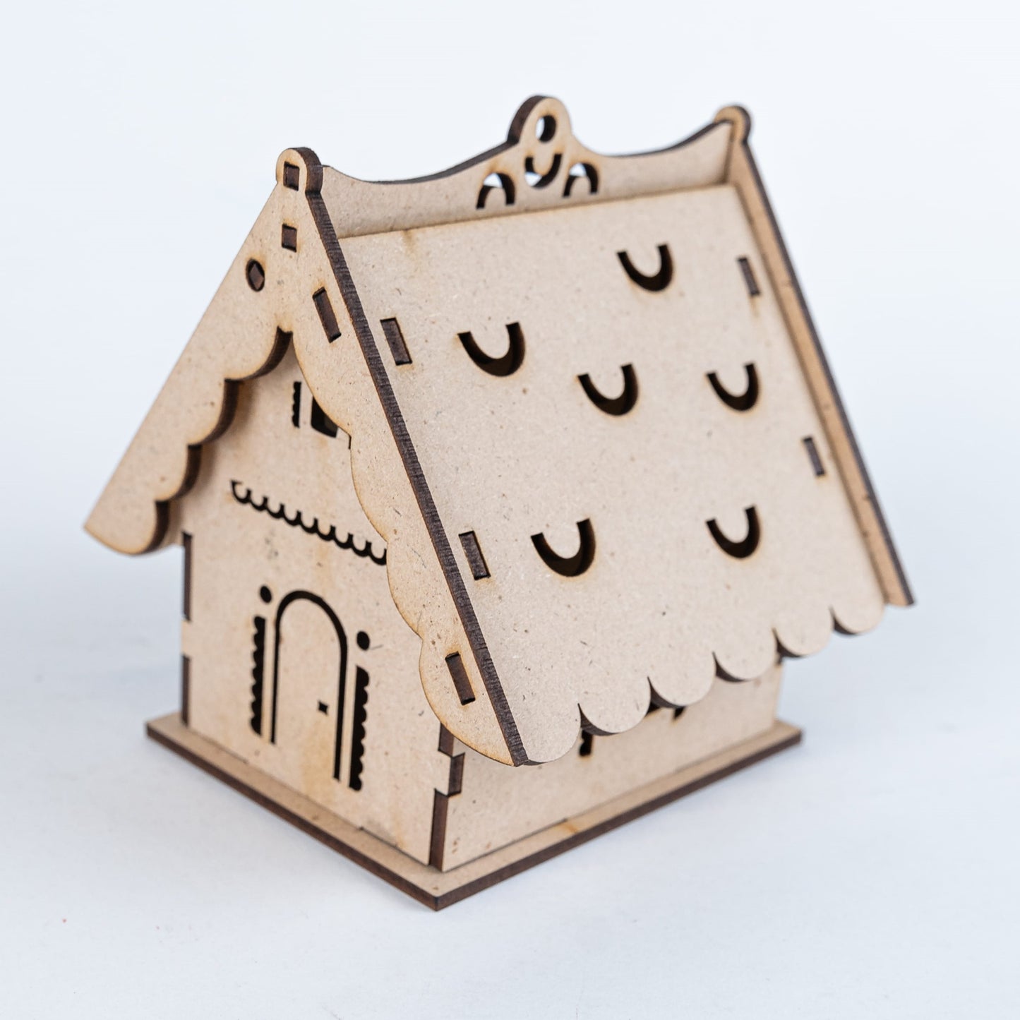 DIY Candle House Christmas Tree Ornament