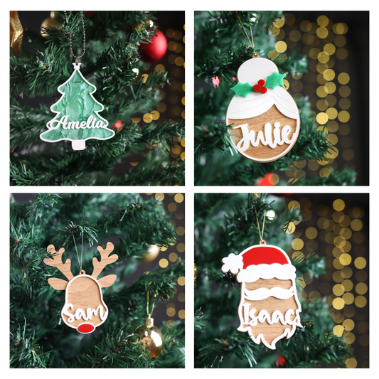 Special Custom Christmas Tree Ornaments Dual Layered