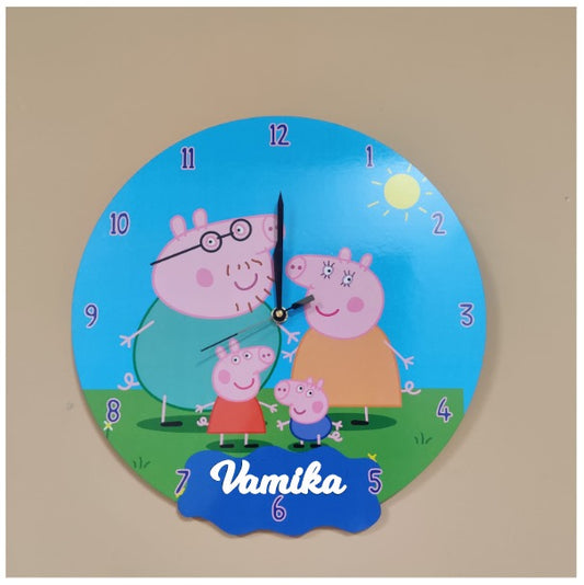 Printed Clock Peppa Pig