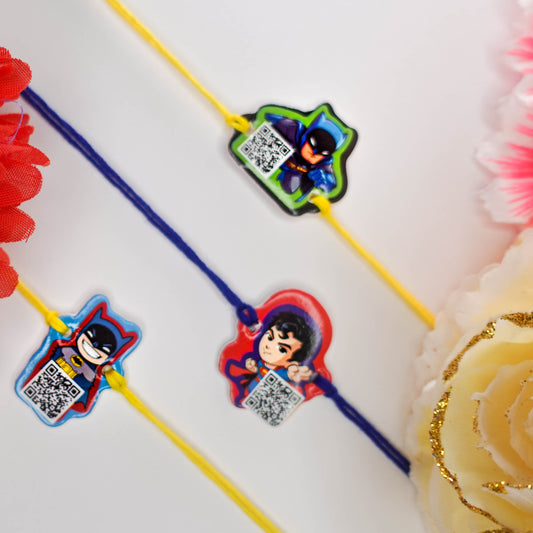 DC Universe | Kids Rakhi - QR Code