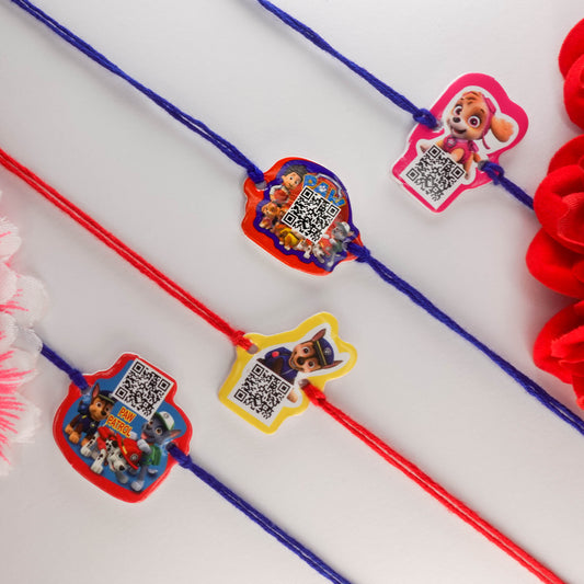 Paw Patrol | Kids Rakhi - QR Code