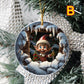 3D Looking Custom Christmas Tree Ornaments - Elf Set 2