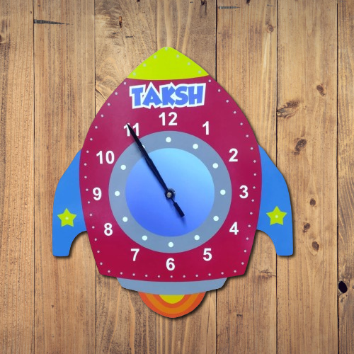 Printed Clock Rocket