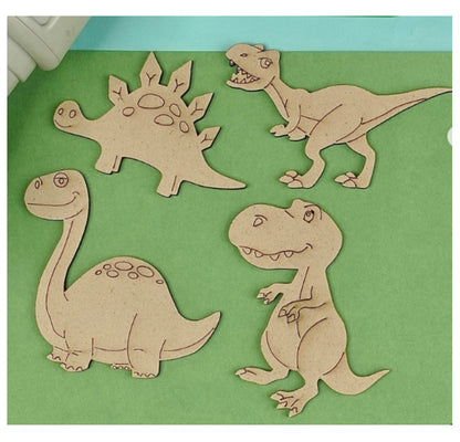 DIY Paint Kit for Kids Fridge Magnet Room Decor (Dinosaur)