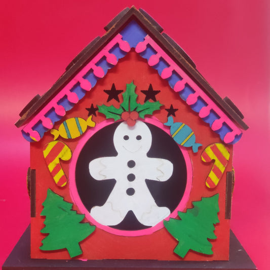 DIY Christmas Gingerbread House for Kids