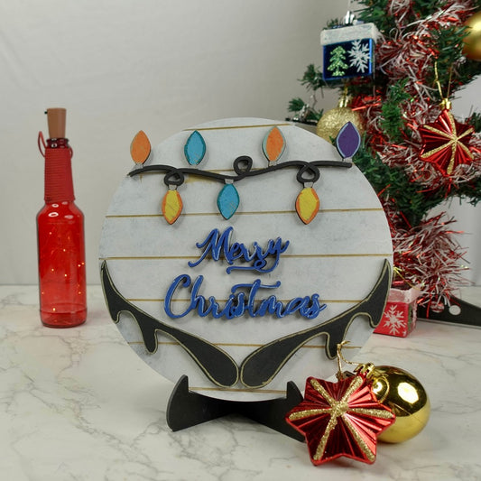 DIY Christmas Kit: Merry Christmas Plaque